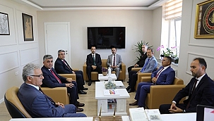 VALİ AKTAŞ ,İL MİLLİ EĞİTİM MÜDÜRLÜĞÜNÜ ZİYARET ETTİ