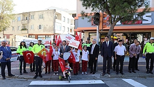 "YAYALARA ÖNCELİK DURUŞU, HAYATA SAYGI DURUŞU"