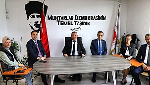 AK PARTİ'DEN MUHTARLARA ZİYARET
