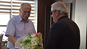 BAŞKAN GÖKHAN KONUKLARINI AĞIRLADI