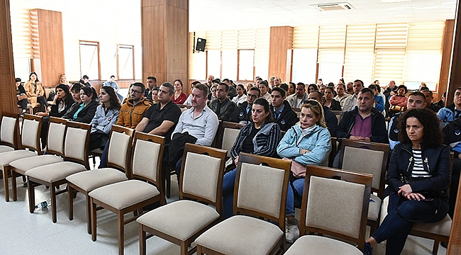 BELEDİYE PERSONELLERİNE AFET EĞİTİMİ DÜZENLENDİ