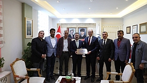 ÇANAKKALE MALATYALILAR DERNEĞİNDEN, VALİ AKTAŞ' A ZİYARET