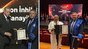 ÇOMÜ'LÜ AKADEMİSYENE "ÜSTÜN BAŞARI ÖDÜLÜ"