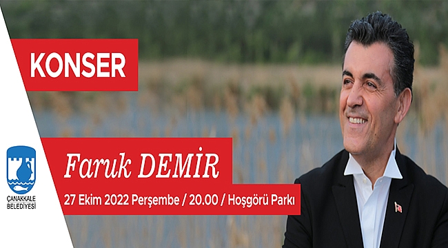FARUK DEMİR KONSERİNE DAVETLİSİNİZ