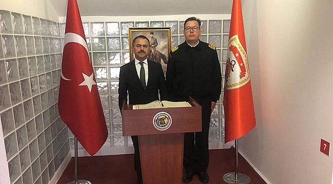 VALİ AKTAŞ, SAHİL GÜVENLİK BATI MARMARA GRUP KOMUTANLIĞINI ZİYARET ETTİ