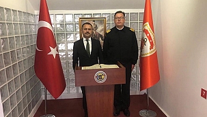 VALİ AKTAŞ, SAHİL GÜVENLİK BATI MARMARA GRUP KOMUTANLIĞINI ZİYARET ETTİ