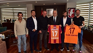 BAŞKAN GÖKHAN KONUKLARINI AĞIRLADI