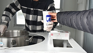 BAŞKAN GÖKHAN SICAK ÇORBA İKRAMINDA