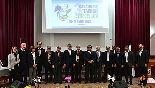 BAŞKAN VEKİLİ MUTLUAY, 3. ÇANAKKALE TARIMI SEMPOZYUMU'NA KATILDI