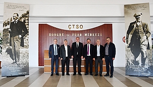 BAŞKANLARDAN ÇTSO YÖNETİM KURULUNA HAYIRLI OLSUN ZİYARETİ 