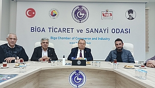 BİGA ESNAF VE SANATKÂRLAR ODASI'NDAN BİGA TSO YÖNETİMİNE TEBRİK ZİYARETİ