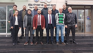 BİSİAD'TAN BİGA TSO'YA HAYIRLI OLSUN ZİYARETİ