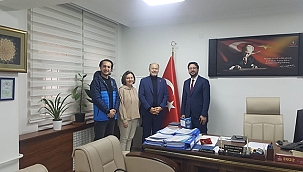 DİŞ HEKİMLERİ BAŞTÜRK'Ü ZİYARET ETTİ