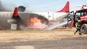 GENİŞ KATILIMLI UÇAK KAZASI TATBİKATI YAPILACAK