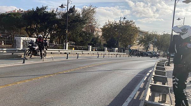 İNÖNÜ KÖPRÜSÜ'NDE ŞÜPHELİ ÇANTA PANİĞİ!