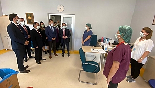 VALİ AKTAŞ ÇAN'DA İNCELEMEDE BULUNDU