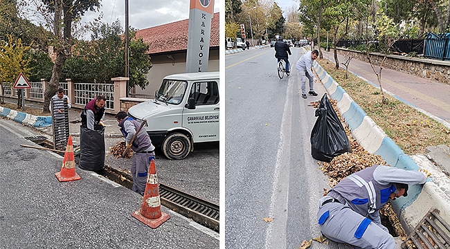 YAĞIŞ ÖNCESİ MAZGALLAR TEMİZLENDİ