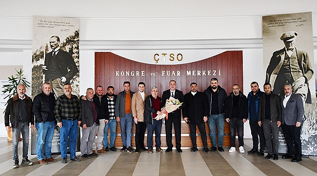 21 NO'LU MESLEK GRUBU ÜYELERİ ÇTSO YÖNETİM KURULU İLE BİR ARAYA GELDİ