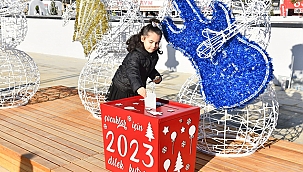 ATAM KREŞ'İN MİNİKLERİ YENİ YIL DİLEKLERİNİ DİLEK KUTUSUNA BIRAKTI