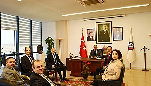 BANKA MÜDÜRLERİNDEN ÇTSO YÖNETİM KURULUNA ZİYARET