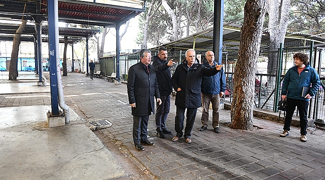 BAŞKAN GÖKHAN PAZAR YERİNDE İNCELEMELERDE BULUNDU