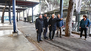 BAŞKAN GÖKHAN PAZAR YERİNDE İNCELEMELERDE BULUNDU