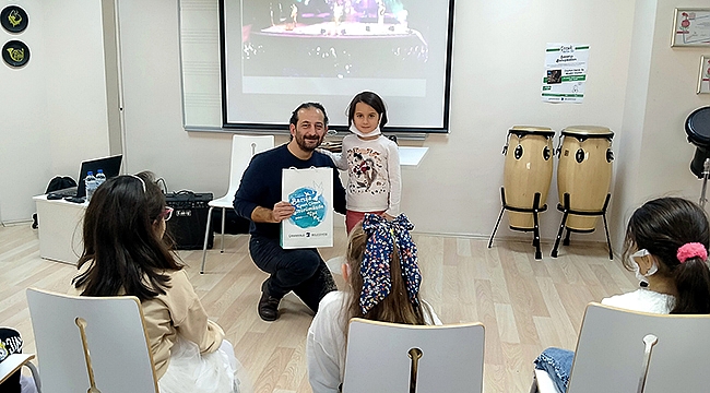 ÇOCUK KÜLTÜR EVİ MÜZİSYEN CEYHUN DEMİR'İ KONUK ETTİ