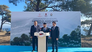 GELİBOLU TARİHİ ALANDA, AZERBAYCAN ANITI'NIN TEMEL ATMA TÖRENİ YAPILDI