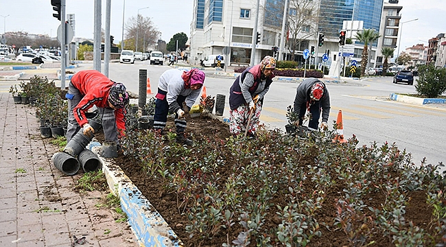 KENT GENELİNDE PEYZAJ ÇALIŞMALARI SÜRÜYOR