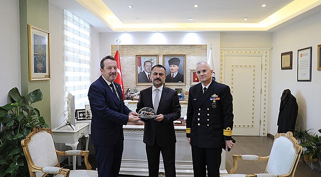 MİLLİ SAVUNMA ÜNİVERSİTESİ REKTÖR YARDIMCILARINDAN VALİ AKTAŞ'A ZİYARET