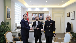 MİLLİ SAVUNMA ÜNİVERSİTESİ REKTÖR YARDIMCILARINDAN VALİ AKTAŞ'A ZİYARET