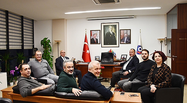 TİCARET BORSASI'NDAN ÇTSO YÖNETİM KURULUNA HAYIRLI OLSUN ZİYARETİ