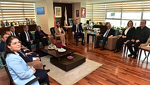 TÜRKİYE BAROLAR BİRLİĞİ YÖNETİMİNDEN BAŞKAN GÖKHAN'A ZİYARET