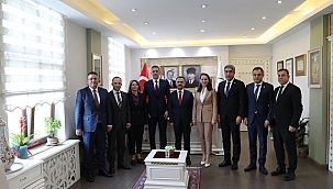 TÜRKİYE BAROLAR BİRLİĞİNDEN VALİLİĞE ZİYARET