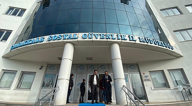 VALİ AKTAŞ'TAN SGK'YA HAFTA SONU ZİYARETİ