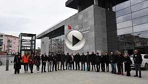 BAŞKAN GÖKHAN, BASIN ÇALIŞANLARI İLE BULUŞTU