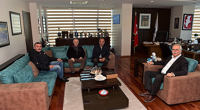 BAŞKAN GÖKHAN KONUKLARINI AĞIRLADI