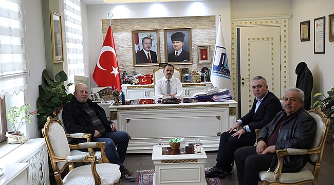 ÇANAKKALE ZİRAAT ODASI YÖNETİMİNDEN VALİ AKTAŞ'A VEDA ZİYARETİ