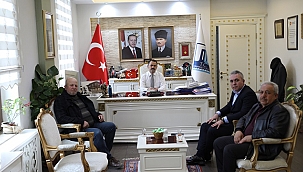 ÇANAKKALE ZİRAAT ODASI YÖNETİMİNDEN VALİ AKTAŞ'A VEDA ZİYARETİ