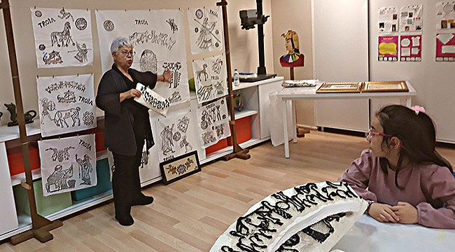 ÇOCUK KÜLTÜR EVİ SANATÇI GÖKSEL SEVİM'İ KONUK ETTİ