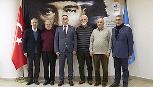 EMEKLİ ASTSUBAYLARDAN BAŞKAN ARSLAN'A ZİYARET