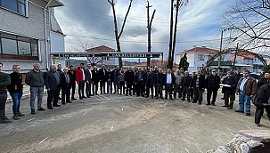 ETİLİ KÖYÜ'NDE ASKERLER İÇİN TÖREN DÜZENLENDİ 