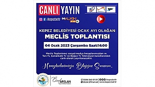 KEPEZ BELEDİYESİ MECLİS TOPLANTISI BUGÜN