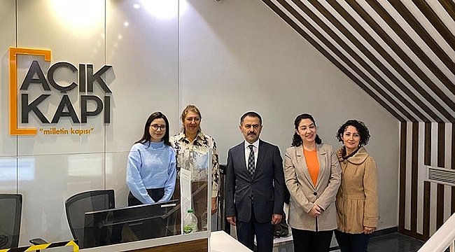 VALİ AKTAŞ, AÇIK KAPI ŞUBE MÜDÜRLÜĞÜNÜ ZİYARET ETTİ