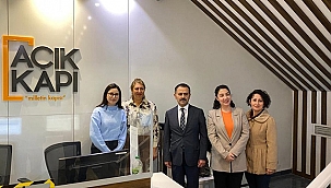 VALİ AKTAŞ, AÇIK KAPI ŞUBE MÜDÜRLÜĞÜNÜ ZİYARET ETTİ