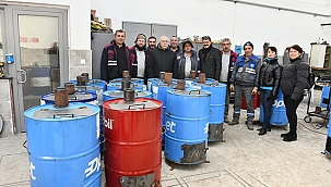 BAŞKAN GÖKHAN SOBA İMALATI ÇALIŞMASINI İNCELEDİ