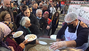 ÇANAKKALE BELEDİYESİNDEN PİLAV İKRAMI