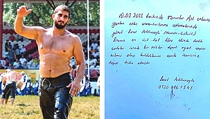 "GÜREŞ CAMİASIN SENİNLE GURUR DUYUYOR"