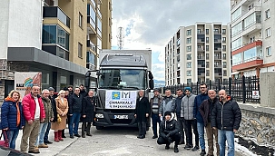 İYİ PARTİ YARDIMI YOLA ÇIKTI