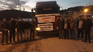 YENİCE'DEN DEPREM BÖLGESİNE ODUN VE YEM YARDIMI